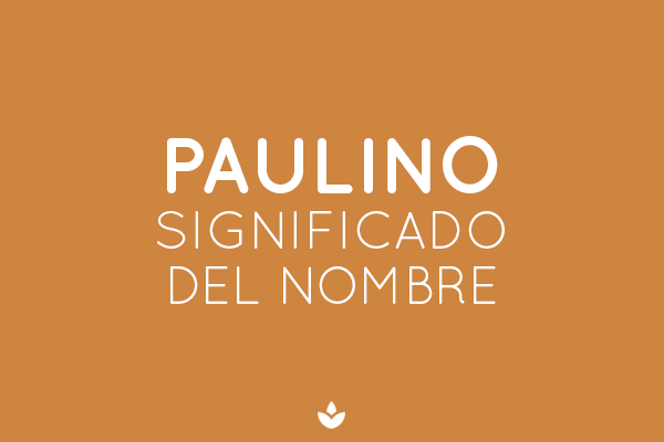 SIGNIFICADO DE PAULINO