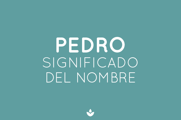 SIGNIFICADO DE PEDRO